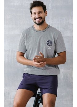 Italian Fashion Abril piżama męska szara ze sklepu intimiti.pl w kategorii Piżamy męskie - zdjęcie 187879211