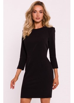 Moe sukienka z ozdobnymi rękawami czarna M815 ze sklepu intimiti.pl w kategorii Sukienki - zdjęcie 187879401