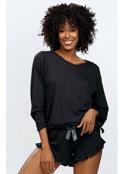 Dkaren Ronnie piżamka damska czarna ze sklepu intimiti.pl w kategorii Piżamy damskie - zdjęcie 187879433