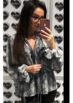 Lola koszula wężowy wzór szara ze sklepu intimiti.pl w kategorii Koszule damskie - zdjęcie 187879960