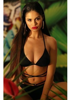 Dwuczęściowy kostium kąpielowy z wiązaniami ze sklepu intimiti.pl w kategorii Stroje kąpielowe - zdjęcie 187880122