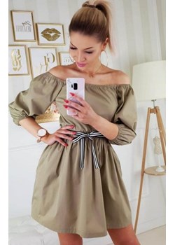 Koszulowa sukienka Bellisima oliwkowa ze sklepu intimiti.pl w kategorii Sukienki - zdjęcie 187880323