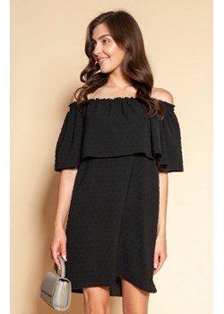 Krótka sukienka hiszpanka czarna SUK201 ze sklepu intimiti.pl w kategorii Sukienki - zdjęcie 187880454