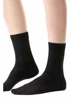 Steven art.125 Bamboo wzór kratka skarpety damskie ze sklepu intimiti.pl w kategorii Skarpetki damskie - zdjęcie 187880622