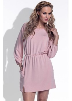 *FIMFI I174 sukienka pudrowy róż ze sklepu intimiti.pl w kategorii Sukienki - zdjęcie 187880631