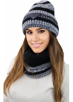 Kamea Muscari zimowa czapka damska czarna ze sklepu intimiti.pl w kategorii Czapki zimowe damskie - zdjęcie 187880683