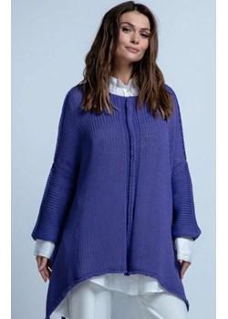 Asymetryczny bawełniany sweter damski F1851 ze sklepu intimiti.pl w kategorii Swetry damskie - zdjęcie 187880782