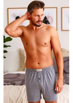 Doctor Nap BOX.5166 szare bokserki męskie ze sklepu intimiti.pl w kategorii Majtki męskie - zdjęcie 187880881