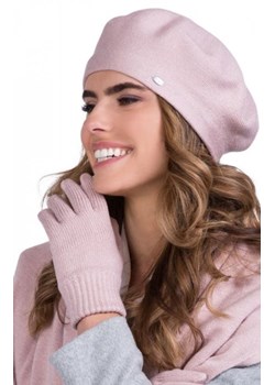 Kamea Inezz beret damski pudrowy ze sklepu intimiti.pl w kategorii Berety damskie - zdjęcie 187880950