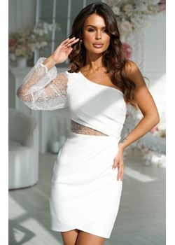 Bicotone mini sukienka cekinowa na jedno ramię ze sklepu intimiti.pl w kategorii Sukienki - zdjęcie 187880964