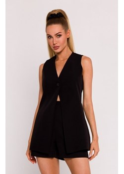 Moe kamizelka na jeden guzik czarna M776 ze sklepu intimiti.pl w kategorii Marynarki damskie - zdjęcie 187881244