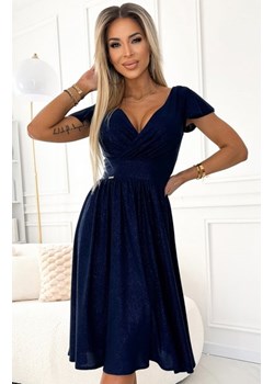 Numoco 425-8 MATILDE sukienka z dekoltem i krótkim rękawkiem ze sklepu intimiti.pl w kategorii Sukienki - zdjęcie 187881363