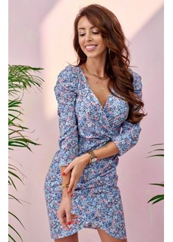 Ołówkowa sukienka w kwiaty 0329/S96 ze sklepu intimiti.pl w kategorii Sukienki - zdjęcie 187881432