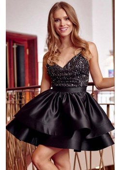 Wieczorowa sukienka srebrne cekiny 271 ze sklepu intimiti.pl w kategorii Sukienki - zdjęcie 187881441