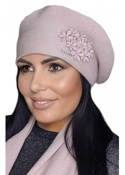 Kamea Feba beret damski z aplikacją ze sklepu intimiti.pl w kategorii Berety damskie - zdjęcie 187881752