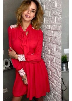 Lola Lena sukienka czerwona ze sklepu intimiti.pl w kategorii Sukienki - zdjęcie 187881823