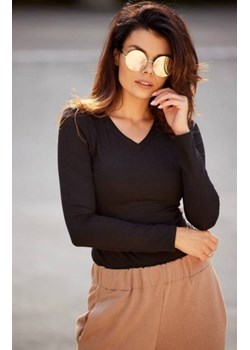 Bluzka damska z długim rękawem czarna M289 ze sklepu intimiti.pl w kategorii Bluzki damskie - zdjęcie 187881904
