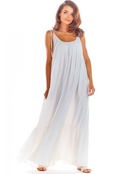 Zwiewna biała sukienka letnia maxi A307 ze sklepu intimiti.pl w kategorii Sukienki - zdjęcie 187881910