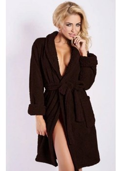 Dkaren Eliza czekoladowy szlafrok damski ze sklepu intimiti.pl w kategorii Szlafroki damskie - zdjęcie 187882232