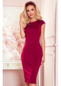 Numoco 301-4 TAMARA elegancka sukienka midi z paskiem ze sklepu intimiti.pl w kategorii Sukienki - zdjęcie 187882351