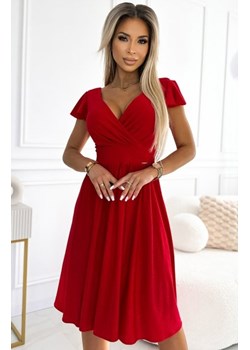 Numoco 425-9 MATILDE sukienka z dekoltem i krótkim rękawkiem ze sklepu intimiti.pl w kategorii Sukienki - zdjęcie 187882520