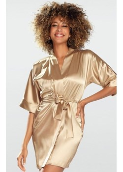 Dkaren 90 szlafrok damski złoty ze sklepu intimiti.pl w kategorii Szlafroki damskie - zdjęcie 187882531