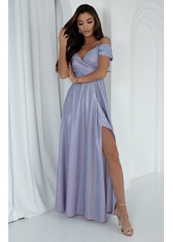 Duet Valentina długa sukienka lux błękit-róż ze sklepu intimiti.pl w kategorii Sukienki - zdjęcie 187882873
