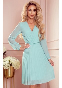 Numoco Isabelle plisowana sukienka mięta ze sklepu intimiti.pl w kategorii Sukienki - zdjęcie 187883104