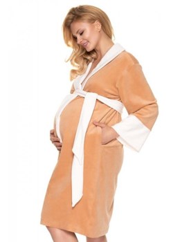 Miękki welurowy szlafrok damski 0201 ze sklepu intimiti.pl w kategorii Szlafroki damskie - zdjęcie 187888570