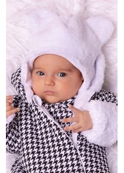 Cieplutka czapka z uszkami biała ze sklepu intimiti.pl w kategorii Czapki dziecięce - zdjęcie 187888683