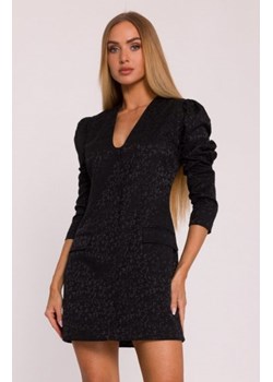 Moe żakardowa sukienka czarna M881 ze sklepu intimiti.pl w kategorii Sukienki - zdjęcie 187888800