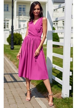 Szyfonowa sukienka midi biskupi 399 ze sklepu intimiti.pl w kategorii Sukienki - zdjęcie 187888964