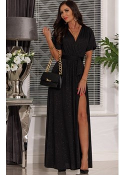 Brokatowa maxi sukienka Bella czarna ze sklepu intimiti.pl w kategorii Sukienki - zdjęcie 187889023