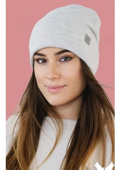 Kamea Sally czapka beanie damska jasnoszara ze sklepu intimiti.pl w kategorii Czapki zimowe damskie - zdjęcie 187889144