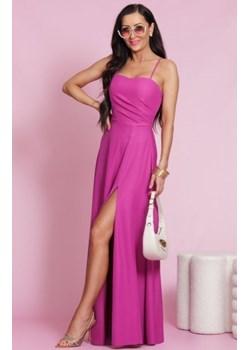 Elizabeth Nathalie długa sukienka błysk fuksja ze sklepu intimiti.pl w kategorii Sukienki - zdjęcie 187889430