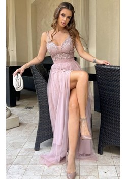 Bicotone długa tiulowa sukienka na ramiączkach ze sklepu intimiti.pl w kategorii Sukienki - zdjęcie 187889744