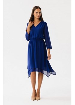 Stylove S354 sukienka warstwowa szyfonowa chabrowa ze sklepu intimiti.pl w kategorii Sukienki - zdjęcie 187889780