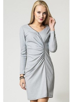 Vera Fashion Agnes sukienka szara ze sklepu intimiti.pl w kategorii Sukienki - zdjęcie 187889803