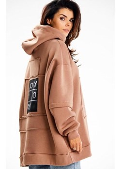 Oversizowa bluza z kapturem M332 ze sklepu intimiti.pl w kategorii Bluzy damskie - zdjęcie 187890231