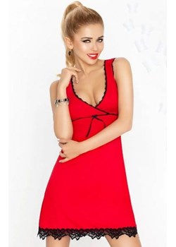 Dkaren Venus koszulka nocna czerwona ze sklepu intimiti.pl w kategorii Koszule nocne - zdjęcie 187890320