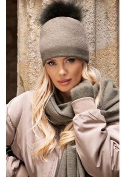 Kamea Aloes czapka z pomponem ze sklepu intimiti.pl w kategorii Czapki zimowe damskie - zdjęcie 187890334