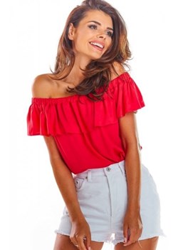 Bluzka hiszpanka fuksja A288 ze sklepu intimiti.pl w kategorii Bluzki damskie - zdjęcie 187890401