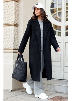 Roco oversizowy płaszcz damski czarny ze sklepu intimiti.pl w kategorii Płaszcze damskie - zdjęcie 187890471
