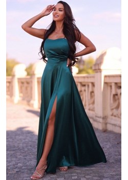 Elizabeth Nathalie długa satynowa sukienka butelkowa ze sklepu intimiti.pl w kategorii Sukienki - zdjęcie 187890474