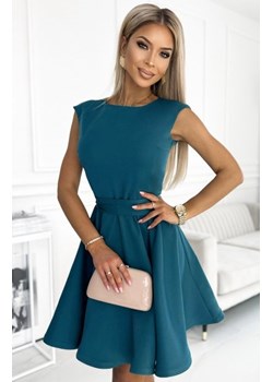 Numoco 442-2 rozkloszowana sukienka z małym rękawkiem ze sklepu intimiti.pl w kategorii Sukienki - zdjęcie 187890780