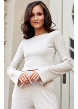 Roco Leonie dopasowana bluzka z dzianiny prążkowanej ze sklepu intimiti.pl w kategorii Bluzki damskie - zdjęcie 187891163