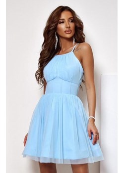 Duet Sindi rozkloszowana sukienka tiulowa błękitna ze sklepu intimiti.pl w kategorii Sukienki - zdjęcie 187891380
