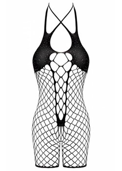 Siateczkowe body z kryształkami ze sklepu intimiti.pl w kategorii Body damskie - zdjęcie 187892132