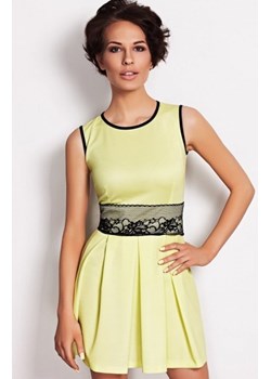 Vera Fashion Elodie sukienka limonka ze sklepu intimiti.pl w kategorii Sukienki - zdjęcie 187892272