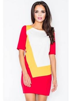*Figl M118 sukienka czerwona ze sklepu intimiti.pl w kategorii Sukienki - zdjęcie 187892371